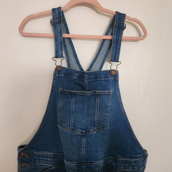 Ava & Viv Denim Shorts Overall 16W Plus - Picture 5 of 6